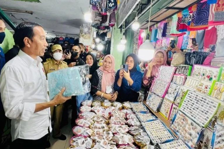 Presiden RI Jokowi pastikan Optimisme Pedagang Meningkat di 2023