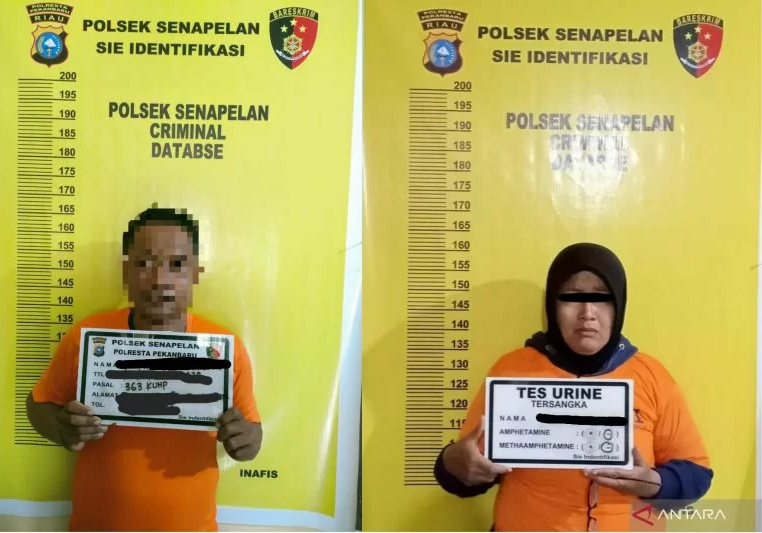 Pergi ke Mushala di Pekanbaru, Pasutri ini Bukannya Shalat Tapi Malah Curi Motor