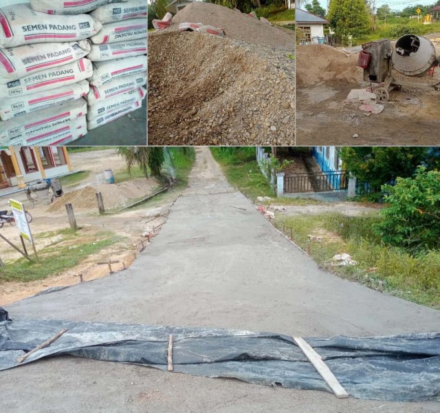 Pembangunan Jalan Desa Bukit Meranti Sudah Sesuai RAB, Tidak Ada Pengurangan Volume