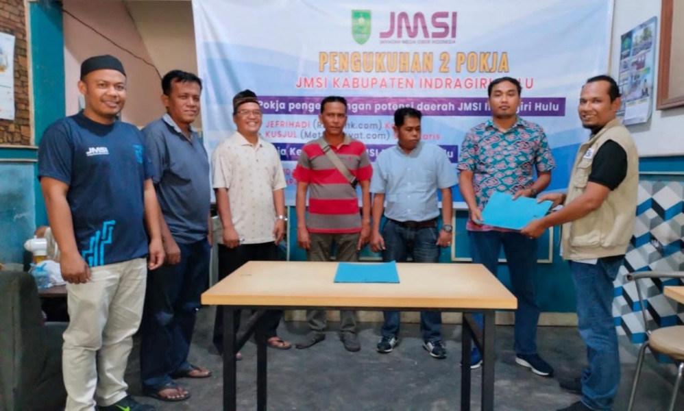 Berbagi Takjil dan Buka Puasa Bersama, JMSI Inhu Kukuhkan 2 Pokja