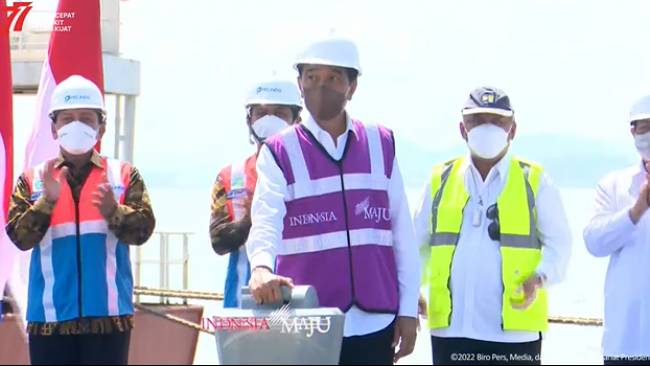 Jokowi Resmikan Terminal Kijing Bernilai Rp2,9 T