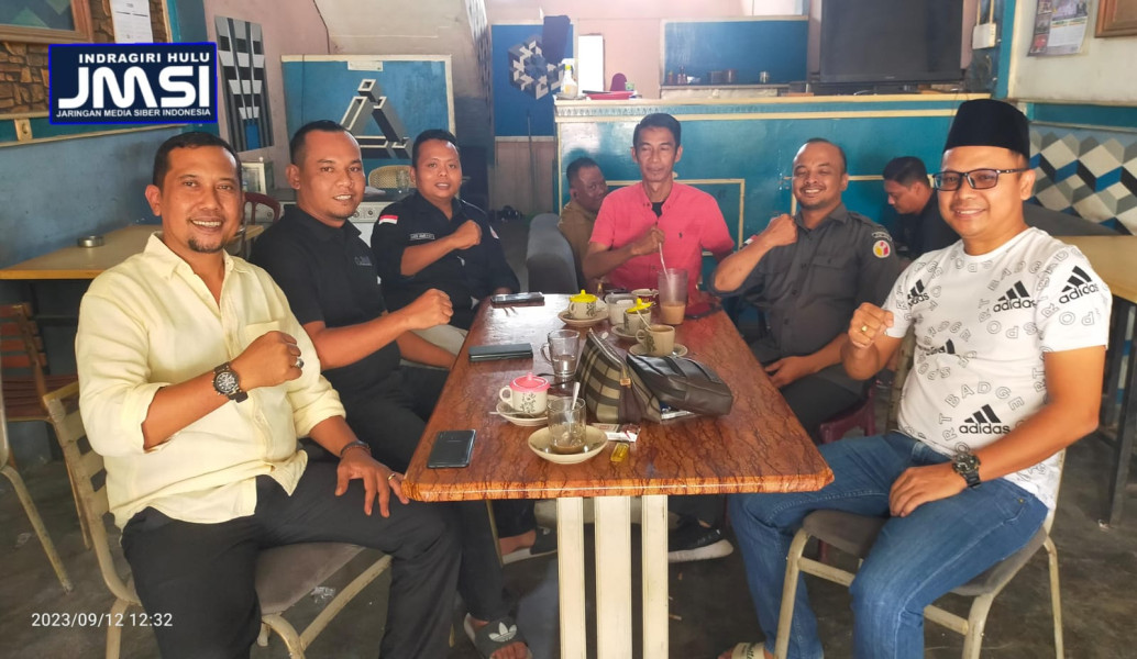 Sepakat di Posko 1, Bawaslu dan JMSI Inhu Bersinergi Awasi Pemilu 2024