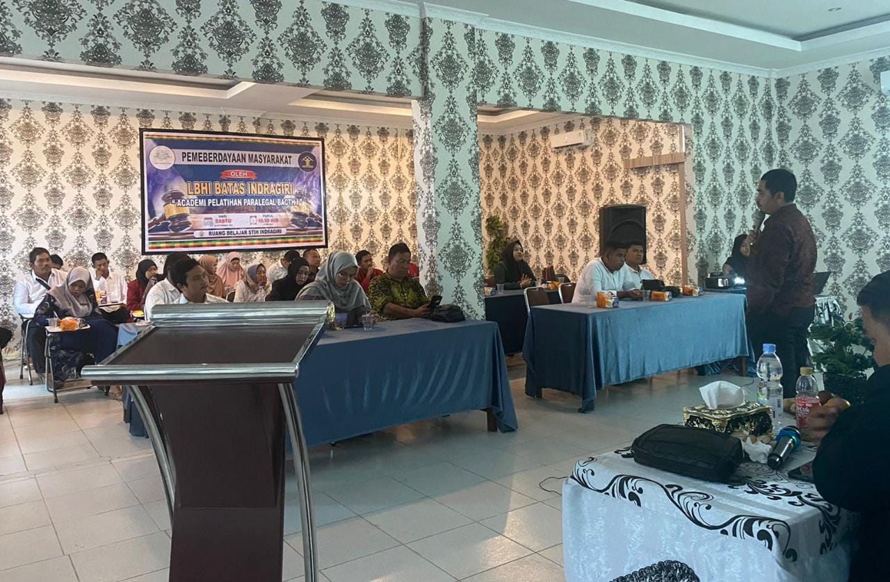 200 Orang Peserta Academi Paralegal Bacthi LBHI Batas Indragiri Ada di Inhu