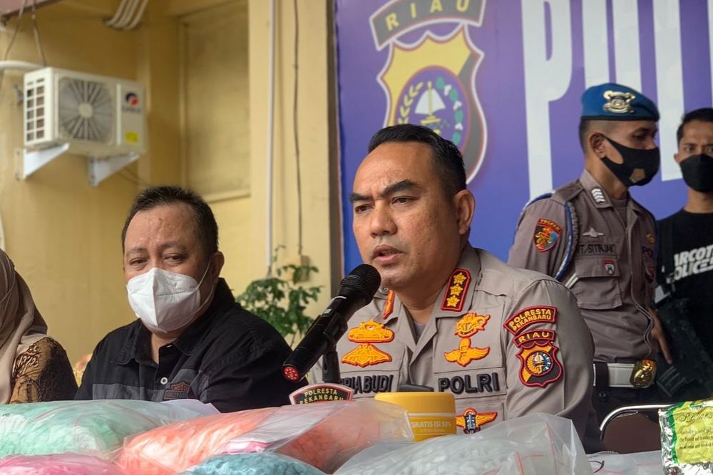 Polresta Pekanbaru Tangkap Anggota Geng Motor