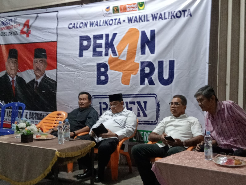 P4TEN Kampanye Dialogis di Marpoyan Damai, Kampriwoto, Masyarakat Pekanbaru Wajib Memenangkan Nomor 4