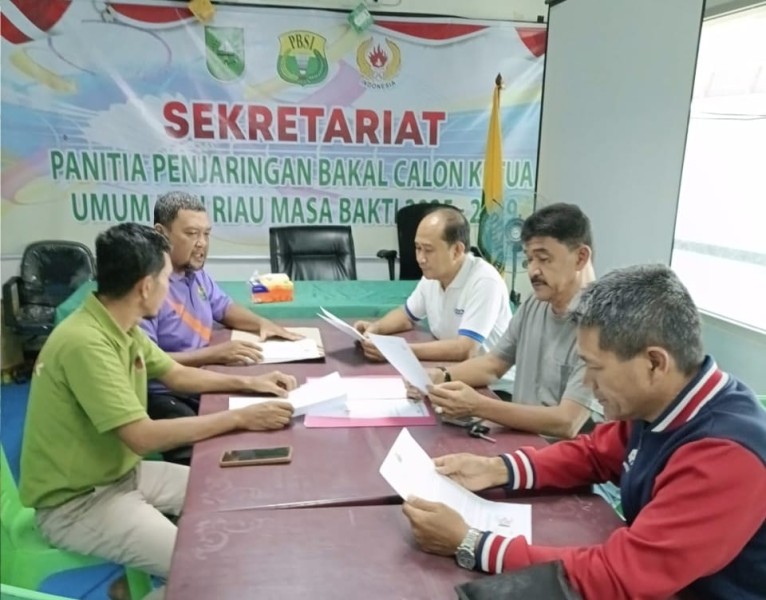 Selesaikan Verifikasi Caketum PBSI Riau, Panitia Penjaringan Tetapkan Hanya Satu Calon yang Penuhi Syarat