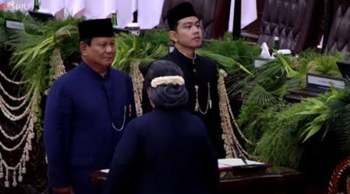 Prabowo Subianto dan Gibran Rakabuming Raka Resmi Dilantik sebagai Presiden dan Wakil Presiden RI 2024-2029