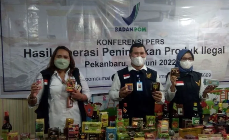 BBPOM Pekanbaru Temukan 74.968 Obat Tradisional Ilegal