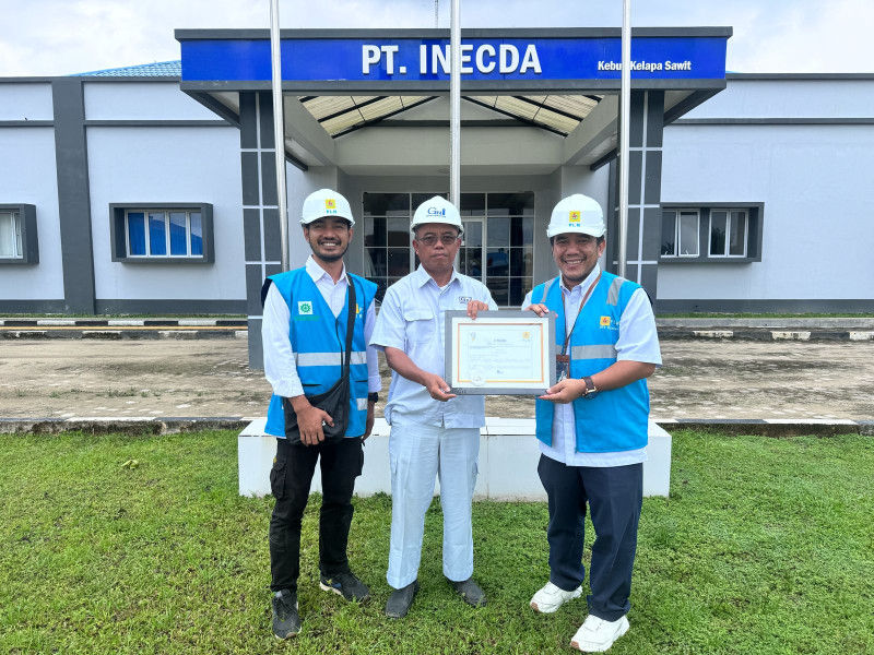 PLN Terapkan Solusi Energi Hijau: 592 MWh REC Diberikan ke PT Inecda Plantation