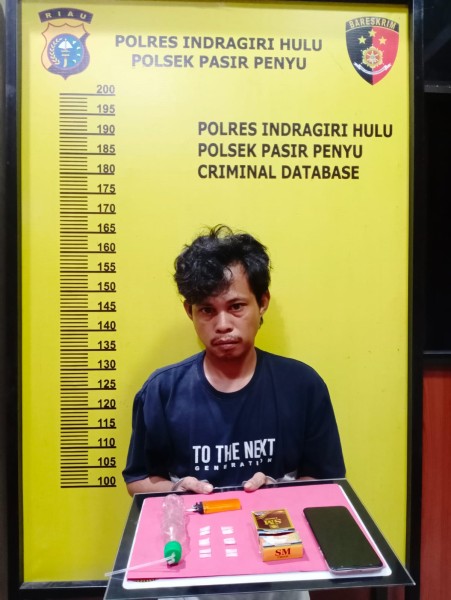 25 Menit Usai Laporan Masuk, Polisi Ciduk Angga Teleng Bersama Barang Bukti Sabu