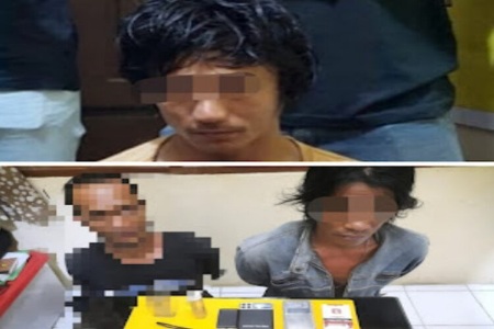 Rasokan...3 Pengedar Sabu Diamankan di Sabak Auh