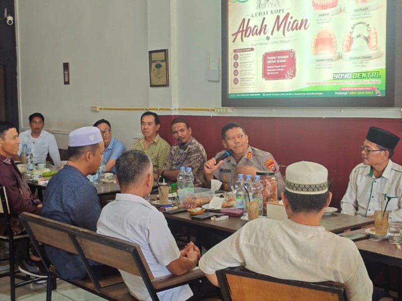 Kapolres Inhu Silaturahmi dengan Tokoh Lintas Agama, Bahas Narkoba hingga Peningkatan Pelayanan Publik
