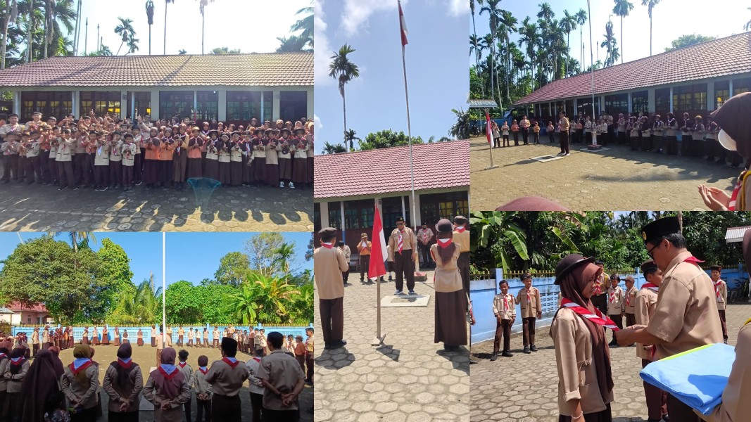 Semangat Pramuka Membara! SDN 020 Kampung Besar Seberang Gelar Ujian SKU Siaga dan Penggalang