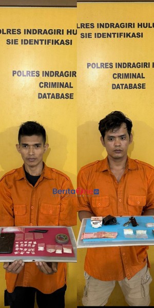 Grebek Berturut-turut, Puluhan Paket Sabu Disita Satres Narkoba Inhu