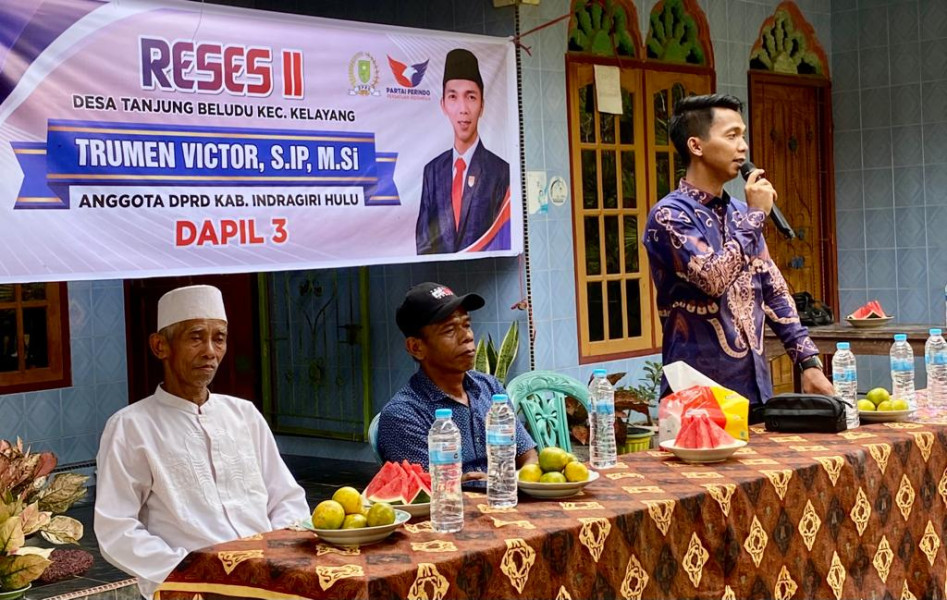 Ini Keluhan Masyarakat Dapil 4 saat Reses ke II Tahun 2023 Anggota DPRD Inhu Trumen Victor
