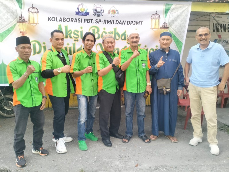 Berbagi di Bulan Suci Ramadan : SPRMII, PBT dan DP3MT Salurkan Sembako bagi Dhuafa, Lansia hingga Anak Yatim