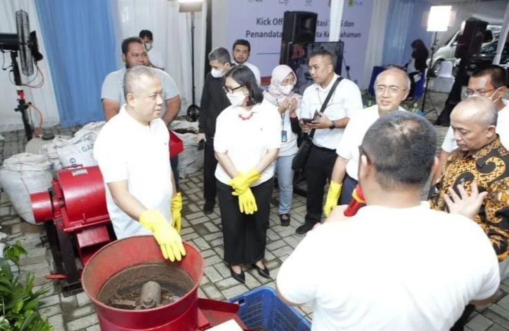 PLN Jakarta Olah 2,1 Ton Sampah Organik jadi Bahan Bakar PLTU