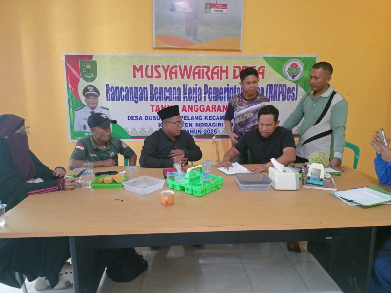 Rancang Pembangunan 2026, Pemerintah Desa Dusun Tua Pelang Laksanakan Musdes