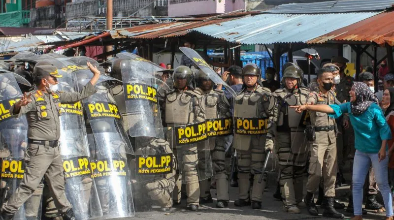 Merasa Tak dihargai Jadi Pemicu Duel Antara Anggota Satpol PP Pekanbaru