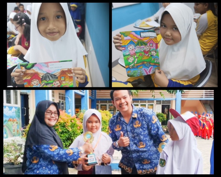 Dua Siswi SDN 007 Sekip Hulu Raih Juara di Lomba Memorizing Art Ruang Guru 2025