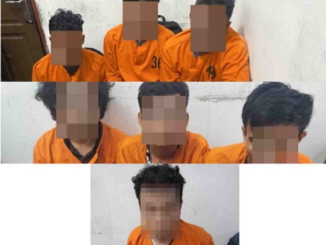 Bandar dan 6 Kurir Narkoba Ditangkap di Pelalawan, Sabu serta Ganja Disita