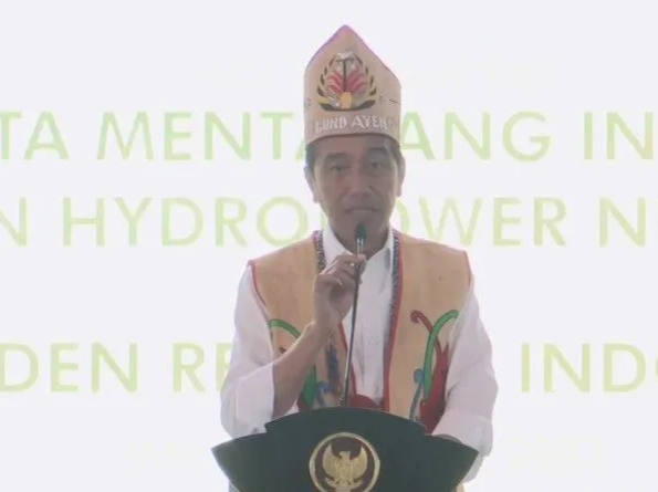 Presiden Jokowi sebut PLTA Mentarang jadi Transformasi Ekonomi Hijau Indonesia