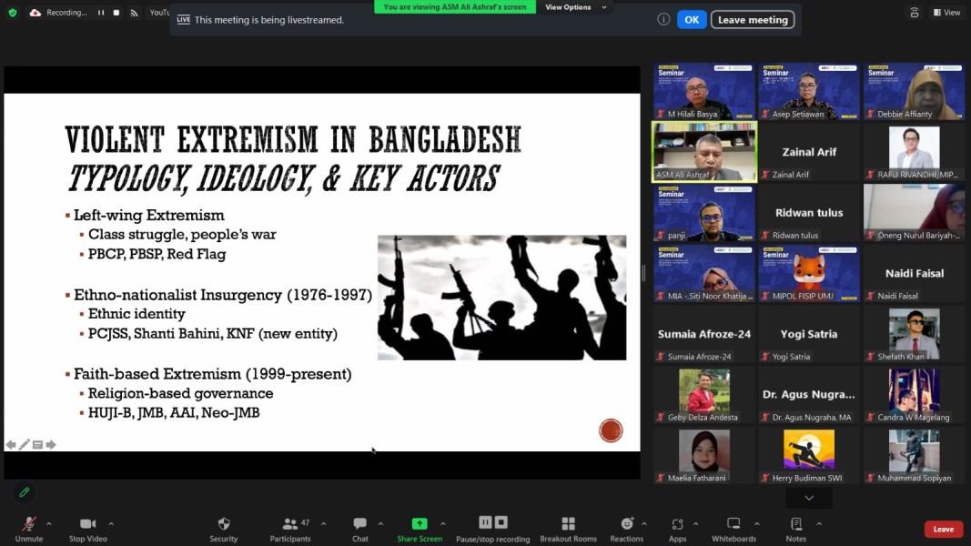 Di Indonesia dan Bangladesh, Penanganan Radikalisme Sama Pentingnya Dengan Program Deradikalisasi