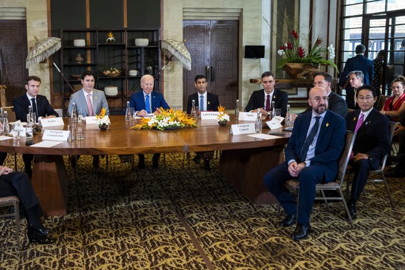 Bahas Rudal Rusia ke Polandia, G7 Gelar Pertemuan Darurat di Sela KTT G20