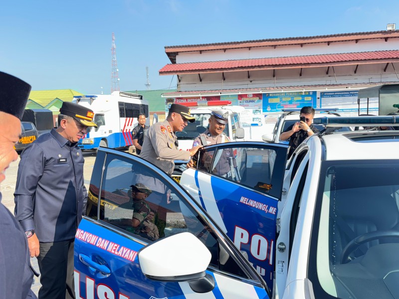 Operasi Ketupat 2026 Dimulai, Polres Inhu Kerahkan Personel dan Dirikan Pos Pengamanan Mudik