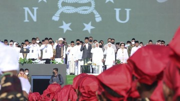 Jokowi di Milad 1 Abad NU: Banser Sudah Suka Lagu Queen