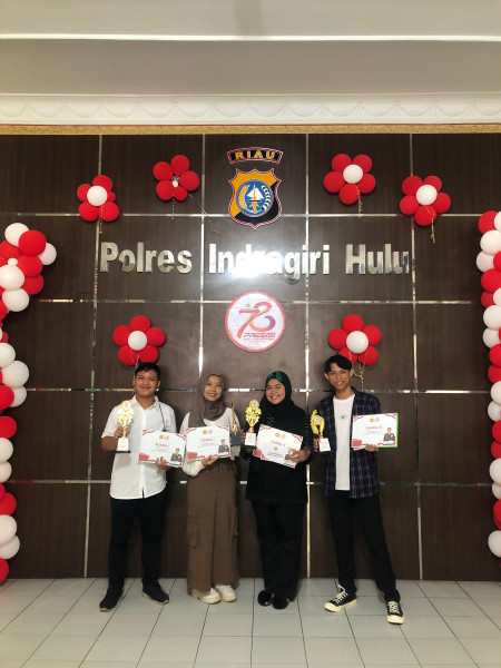 Mahasiswa ITB Indragiri Borong Banyak Piala Pada Perlombaan Hari Bhayangkara Ke-78 Polres Inhu
