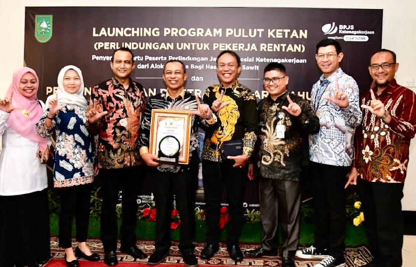 Kabupaten Bengkalis Raih Terbaik 1 Penghargaan Paritrana Award 2023