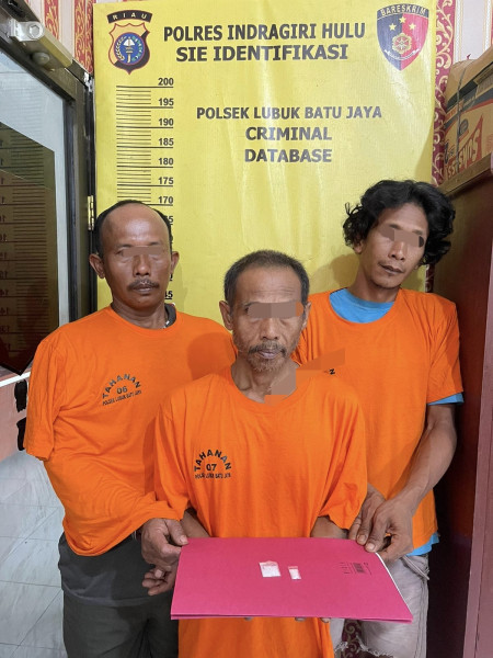Polsek LBJ Ringkus 3 Pelaku Narkoba, Dukung Program Presiden Prabowo Subianto