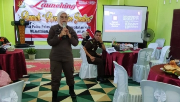Kepala Kejari Inhil Resmikan Rumah Restorative Justice