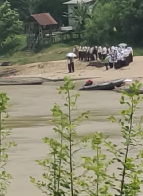 Dua Remaja SMA N 1 Rengat Tenggelam di Sungai Indragiri