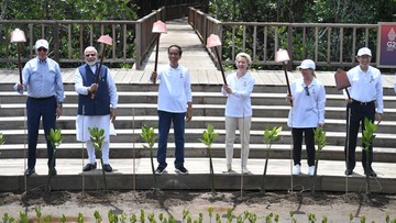 Cerita Jokowi soal Cangkul untuk Pemimpin Dunia di KTT G20 Bali