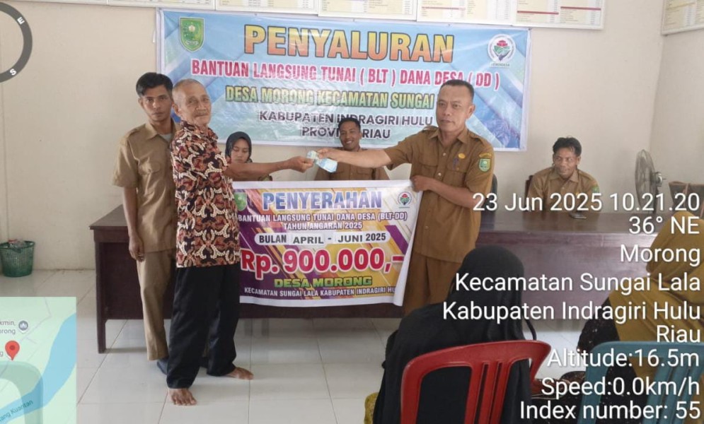 Gunakan BLT Sesuai Kebutuhan, Kades M Nur Salurkan Untuk 20 KPM