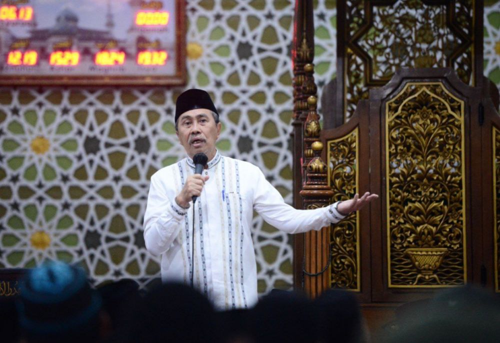 Gubernur Riau Sarankan Kabupaten Pelalawan Buka Rumah Vaksinasi 24 Jam