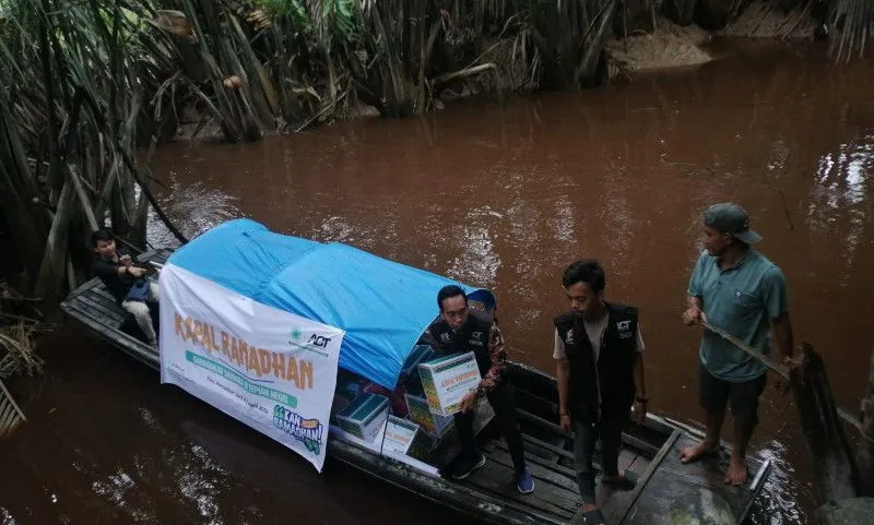 ACT Riau mulai Distribusikan Bantuan Via Kapal Ramadhan ke Tepian Riau