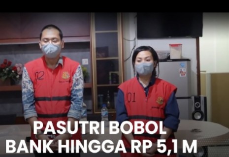 Pasangan Suami Istri Bobol Bank Sampai Rp 5,1 Miliar, Ini Modusnya