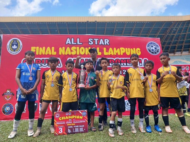 The Legend's FA U-11 Raih Juara 3 di Champion Garuda Anak Indonesia: Modal Berharga Menuju Lampung!