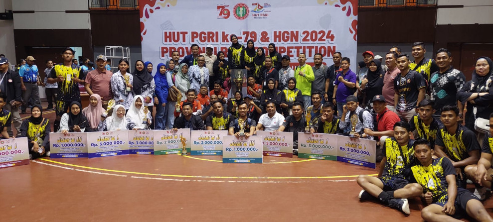Kontingen PGRI Inhu Sabet 5 Emas di Porseni Riau, Pencapaian Luar Biasa di Penghujung Tahun