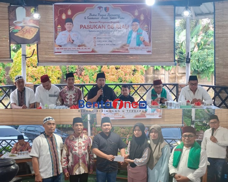 DPD Pasukan 08 Riau Gelar Buka Puasa Bersama dan Santunan Anak Yatim, Perkuat Kepedulian Sosial