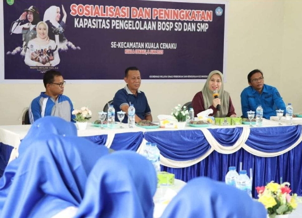 Bupati Inhu Buka Sosialisasi dan Peningkatan Kapasitas Pengelolaan BOSP SD dan SMP
