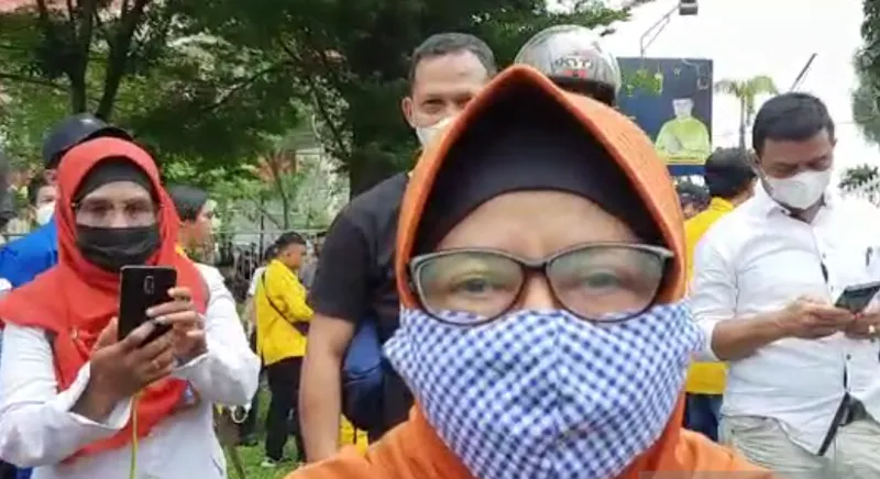 Ini Tuntutan Ibu-ibu Saat Demo di Pekanbaru