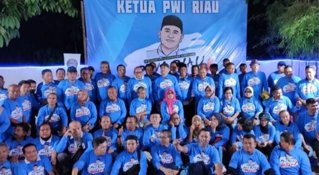 Zulmansyah Deklarasi Maju Lagi Ketua PWI Riau