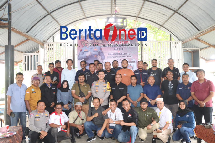 Coffe Morning dengan Insan Pers, Kapolres Inhu: Tanpa Media Kerja Nyata Polri Tidak Diketahui Masyarakat