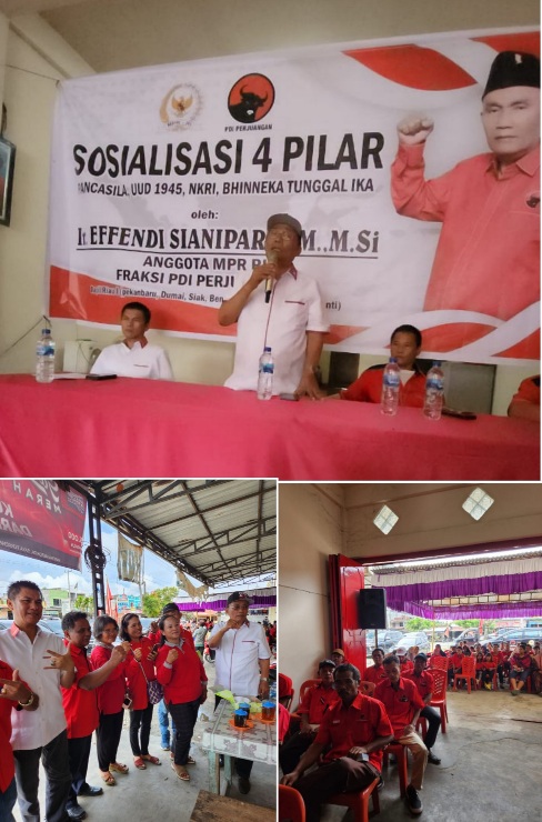 Sosialisasi 4 Pilar Dihadapan Ibu-ibu dan Tokoh Masyarakat, Effendi Sianipar:Mari Saling Mendukung dan Menguatkan