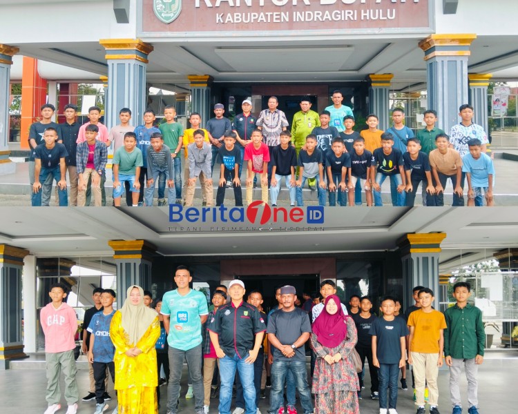 Persires Inhu U-13 Siap Harumkan Nama Daerah di Pekanbaru, Dilepas Langsung Wakil Bupati