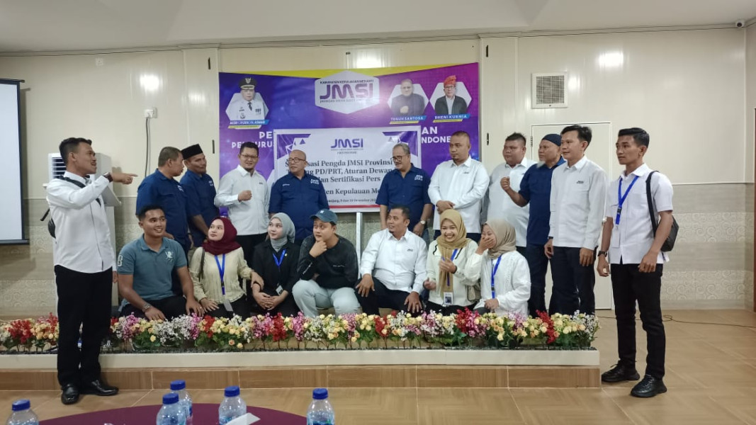 Pelantikan Pengurus JMSI Meranti: Bupati Dukung Sinergi Media Siber dengan Pemerintah Daerah